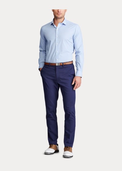 Men's Ralph Lauren Performance Stretch Shirts | 368402DBR